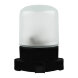 UWL-K01R 60W-E27 IP65 BLACK Светильник влагозащищенный под лампу Е27. для бань и саун. до +125С. Цвет корпуса черный. ТМ Uniel