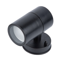 UUL-S21С-7W-GU10 IP65 BLACK Светильник уличный. под лампу GU10. Архитектурный накладной. Корпус черный. TM Uniel