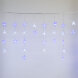 ULD-E5505-196/DTK WHITE-BLUE IP20 STARS-1 Занавес светодиодный фигурный "Звёздочки-1", 5,5х 0,5м. 56 подвесов. 196 светодиодов. Белый и синий свет. Провод прозрачный. TM Uniel.