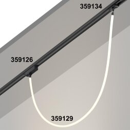 359129 KONST NT23 188 черный Светильник светодиодный IP20 LED 4000K 14W 170-265V 1400Лм RAMO