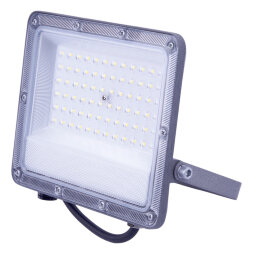ULF-F52D-50W/6500K IP65 200-240V GREY Прожектор светодиодный. Дневной свет (6500K). Угол 90 градусов. Корпус серый. TM Uniel