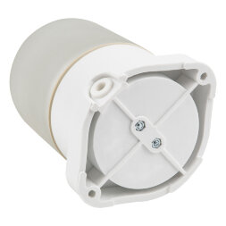 UWL-K01R 60W-E27 IP65 WHITE Светильник влагозащищенный под лампу Е27. для бань и саун. до +125С. Цвет корпуса белый. ТМ Uniel