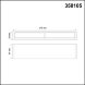 358105 NT19 009 черный Светильник Волвошер IP20 LED 4000K 10W 24V RATIO