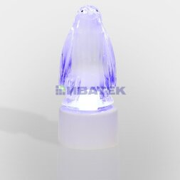 Фигура светодиодная на подставке Пингвин Кристалл, RGB