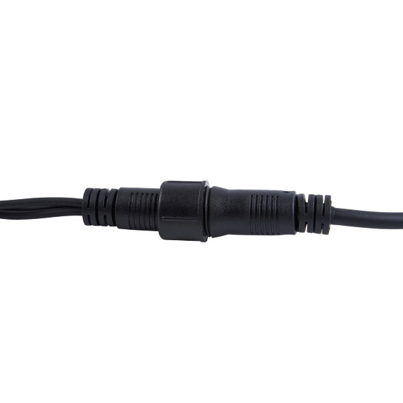 ULD-B5007-300/TBK WARM WHITE IP67 Бахрома светодиодная с эффектом мерцания, 5м. Соединяемая. 300 светодиодов. Теплый белый свет. Провод черный. TM Uniel