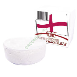 Меловой брусок для шерсти белый Show Tech English Chalk Block Super White Round