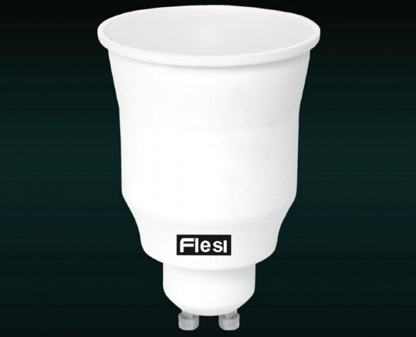 Лампа энергосберегающая Flesi Reflector GU10 9W 220V 4100K 75x50 GU9C10 (100шт/кор)