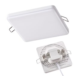 358151 NT19 078 белый Встраиваемый светильник IP20 LED 3000K 24W 85 - 265V MOON
