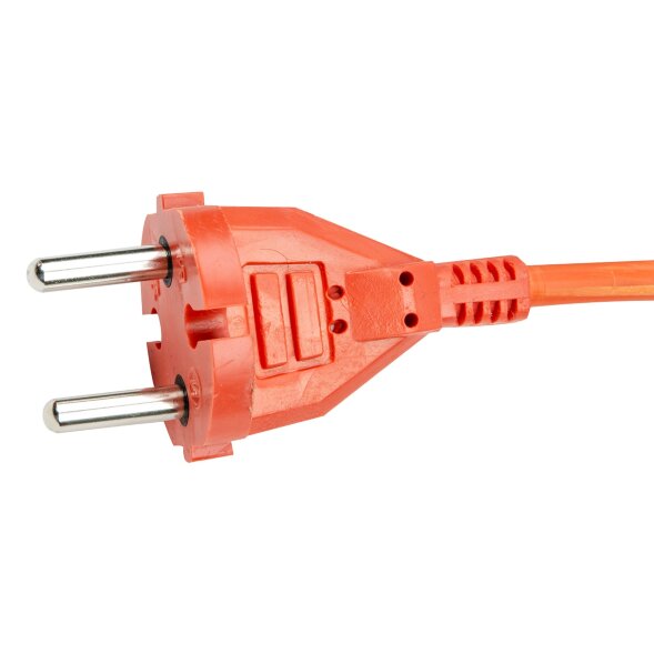 YX10-101 /UCK-1N/2x1,00/20M/O ORANGE Удлинитель силовой в бухте, б/з, 1гнездо, 20м (ПВС 2х1,00), 10A. Оранжевый. TМ Uniel
