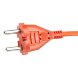YX10-101 /UCK-1N/2x1,00/20M/O ORANGE Удлинитель силовой в бухте, б/з, 1гнездо, 20м (ПВС 2х1,00), 10A. Оранжевый. TМ Uniel