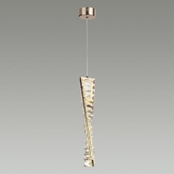 5674/10L LEDIO LN23 045 золотой Подвес LED 10W 3000K 550Лм 220V ROSELLE