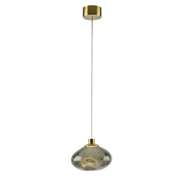 7045/4L L-VISION ODL25 413 Подвесной светильник зеленый/бронз/металл/стекло IP20 LED 4W 3000K 220V M