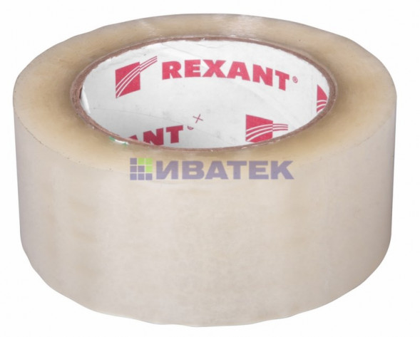 Скотч упаковочный 48мм х 50мкм, прозрачный, рулон 150м REXANT