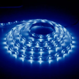 Лента светодиодная, 60SMD(2835)/m 4.8W/m 12V IP65 5m синий , LS604 FERON