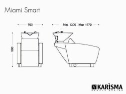 Мойка парикмахерская MIAMI SMART JET MASSAGE