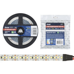 ULS-M16-2835-180LED-m-10mm-IP20-DC12V-17W-m-5M-4000K PROFI Гибкая светодиодная лента на самоклеящейся основе. Катушка 5м. в герметичной упаковке. Белый свет4000К. ТМ Uniel