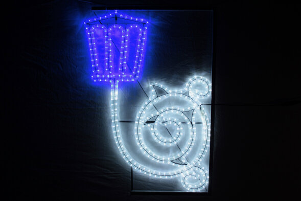 FLESI-LED-FL-LANTERN-240V-W/B (РФ) 97Х67см., , шт