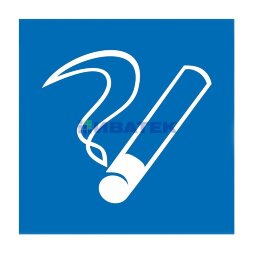 Наклейка информационный знак "Место курения" 200х200 Rexant