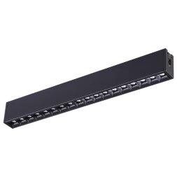 358098 NT19 008 черный Светильник Троффер IP20 LED 4000K 18W 24V RATIO