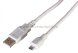 Кабель USB-A – micro USB, 1А, 1,8м, ПВХ, белый REXANT
