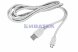 Кабель USB-A – micro USB, 1А, 1,8м, ПВХ, белый REXANT