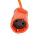 YXз16-101 /UCK-1N/3x1,50/10M/O ORANGE Удлинитель силовой в бухте, c/з, 1гнездо, 10м (ПВС 3х1,50), 16A. Оранжевый. TМ Uniel