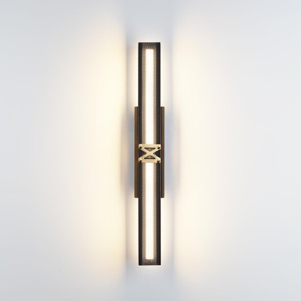 7083/20L L-VISION ODL25 281 Подвесной светильник черный/золото/ металл/акрил IP20 LED 20W 3000K 220V