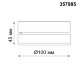 357985 NT19 077 черный Накладной светильник IP20 LED 3000К 12W 220V GRODA