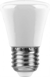 Лампа светодиодная декоративная (для гирлянд), LB-372 (1W) 230V E27 6400K для белт лайта С45 колокол