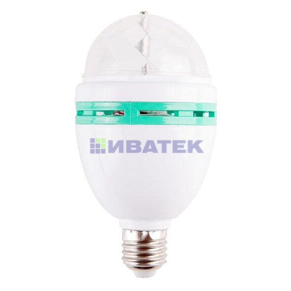 Диско-лампа светодиодная e27, 230 В