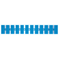 Клеммная винтовая колодка KВ-25 10-25, ток 60 A, полипропилен синий REXANT (10 шт./уп.)