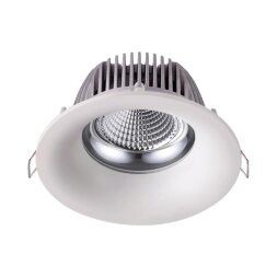 358024 NT19 091 белый Встраиваемый светильник IP20 LED 4100К 10W 220V GLOK