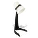 ULO-K22 D/E14/A BLACK/WHITE Светильник настольный, 40W. Цоколь E14. Механический выключатель. Черный с белым. ТМ Uniel