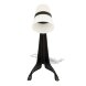 ULO-K22 D/E14/A BLACK/WHITE Светильник настольный, 40W. Цоколь E14. Механический выключатель. Черный с белым. ТМ Uniel