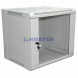 Шкаф настенный 19" 9U 600x600x500мм (ШxГxВ) - передняя дверь стекло, боковые стенки съемные (разобранный) RAL 7035 REXANT PRO