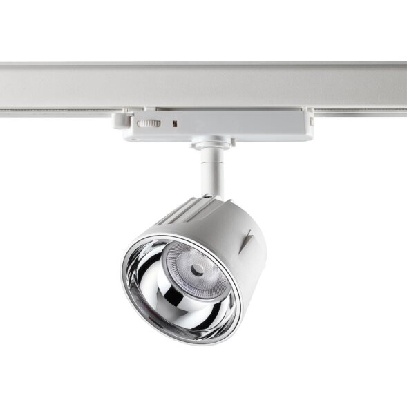 358729 PORT NT21 120 белый/хром Трехфазный трековый светодиодный светильник IP20 LED 4000K 20W 100-2