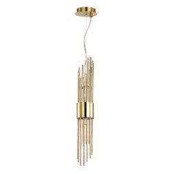 4847/2 HALL ODL21 403 золото/металл/стекло Подвес G9 2*40W FLAMBI