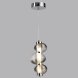 5096/12L L-VISION ODL25 419 хром/дымчатый градиент/металл/стекло Подвес LED 12W 4000K 1492Лм BRUCO