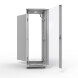 Шкаф напольный 19" серии Standart 42U 600х800мм, передняя дверь стекло, задняя дверь металл, RAL 703