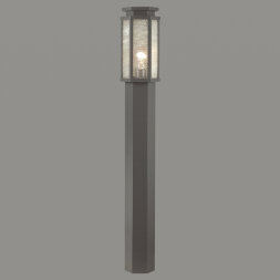 4048/1F ODL18 704 темно-серый/белый Уличный светильник, 100см IP44 E27 100W 220V GINO