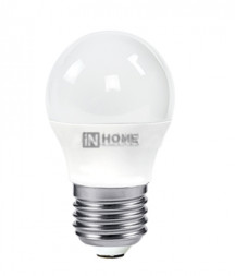Лампа светодиодная LED-ШАР-VC 8Вт 230В Е27 3000К 760Лм IN HOME
