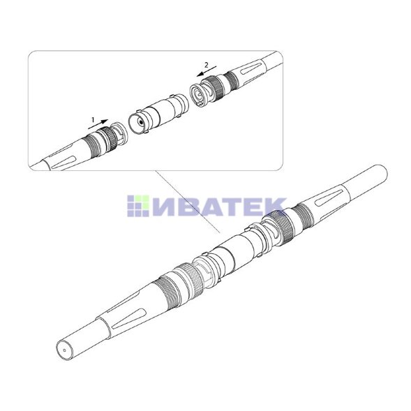 Переход гнездо BNC - гнездо BNC (I-коннектор) REXANT