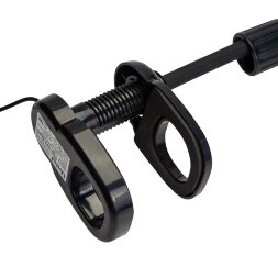 TLD-572 Black-LED-500Lm-4500K-Dimmer Светильник настольный светодиодный на струбцине. 7W. Сенсорный выключатель. Диммер. Черный. ТМ Uniel