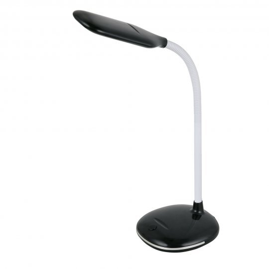 TLD-561 Black-LED-450Lm-4500K Светильник настольный. 7W. Механический выключатель. Черный. ТМ Uniel