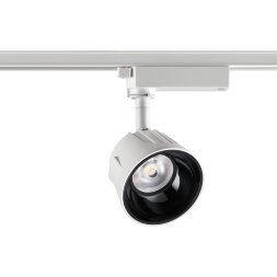 358723 PORT NT21 094 белый/черный Светильник трековый однофазный трехжильный IP20 LED 4000K 20W 100-