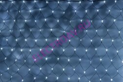 LED-SNL-540-2*4M-240V-W/BL БЕЛЫЕ LED на черном проводе. Сеть влагозащищенная соединяемая, 2Мх4М, 540LED, 5шт/кор