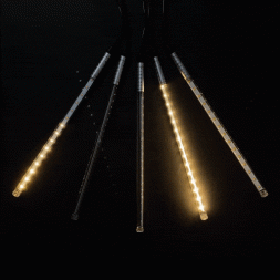 15-017 Комплект "Тающие сосульки" 24V, 5х0.3м, 160 Led, тепл. белый