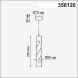 358126 NT19 067 золото Накладной светильник, длина провода 1м IP20 LED 3000K 12W 160 - 265V ARTE