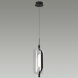 5003/10L L-VISION ODL23 283 черный матовый/прозрачный/стекло Подвес LED 10W 3000K KAVIA
