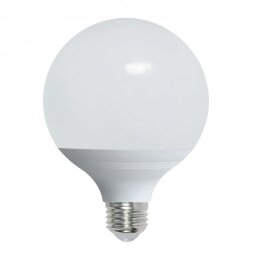 LED-G95-16W-3000K-E27-FR-NR Лампа светодиодная. Форма шар. матовая. Серия Norma. Теплый белый свет 3000K. Картон. ТМ Volpe.